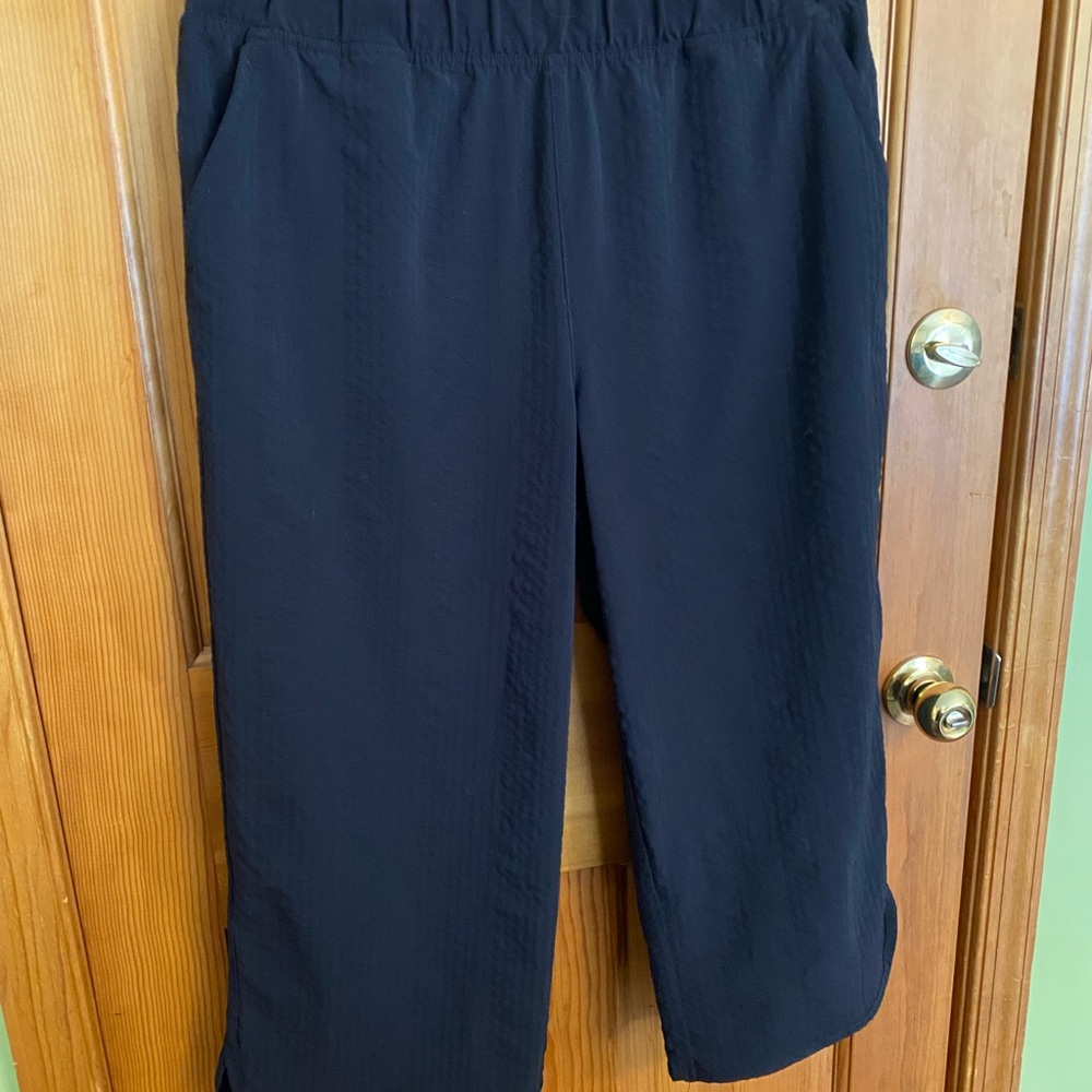 Title Nine Black Textured Pants
